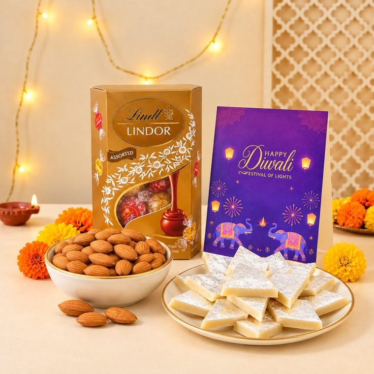 Lindor and Kaju Katli